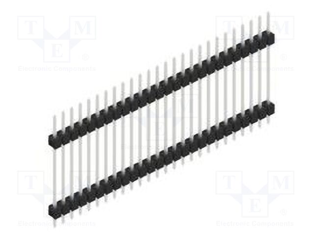 Connector: pin strips; pin header; male; PIN: 26; 2.54mm; THT; 1x26