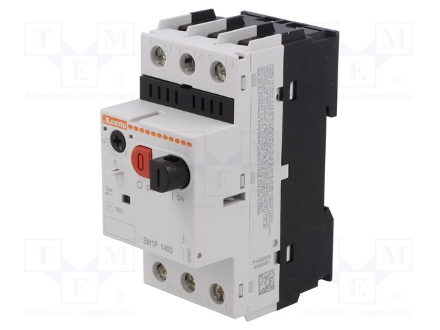 Motor breaker; 230÷690VAC; for DIN rail mounting; 9÷14A; IP20