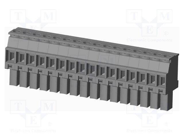 Connector: pluggable terminal block; plug; female; angled 90°