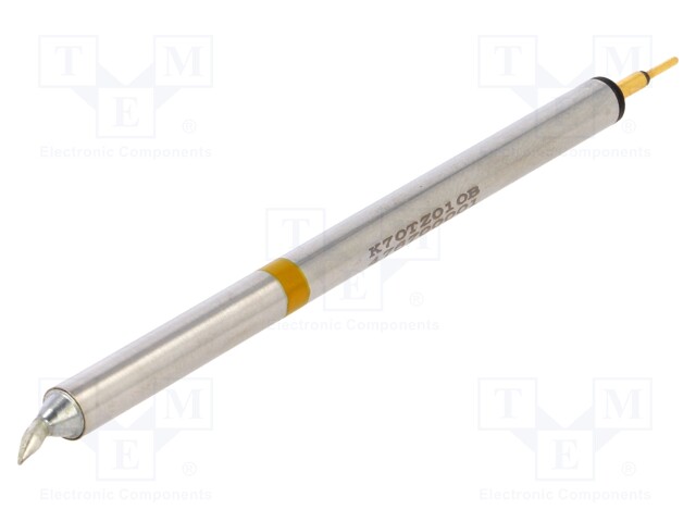 Tip; bent chisel; 1mm; 350÷398°C; for TZ-KIT-2 hot tweezers
