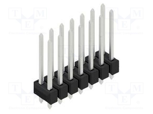 Connector: pin strips; pin header; male; PIN: 14; 2.54mm; THT; 2x7