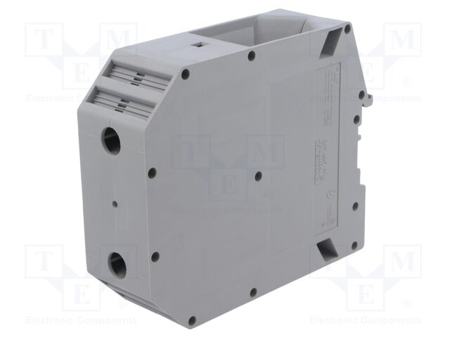 Splice terminal: rail; UKH; 240mm2; ways: 1; terminals: 2; grey; 1kV