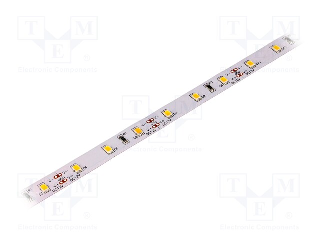 LED tape; white warm; LED/m: 60; SMD; 2835; 12V; W: 10mm; 120°; PIN: 2