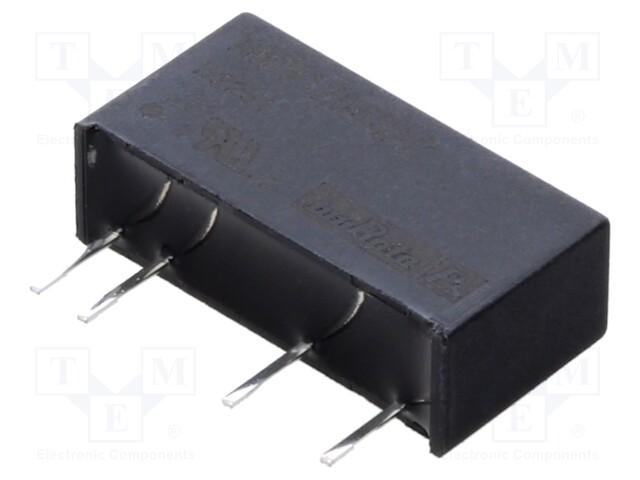 Converter: DC/DC; 1W; Uin: 10.8÷13.2V; Uout: 5VDC; Iout: 200mA; SIP