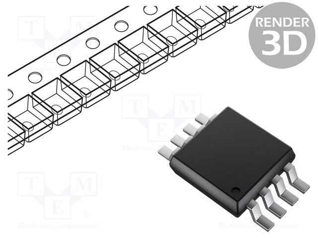 IC: audio amplifier; rail-to-rail output; Ch: 2; SO8