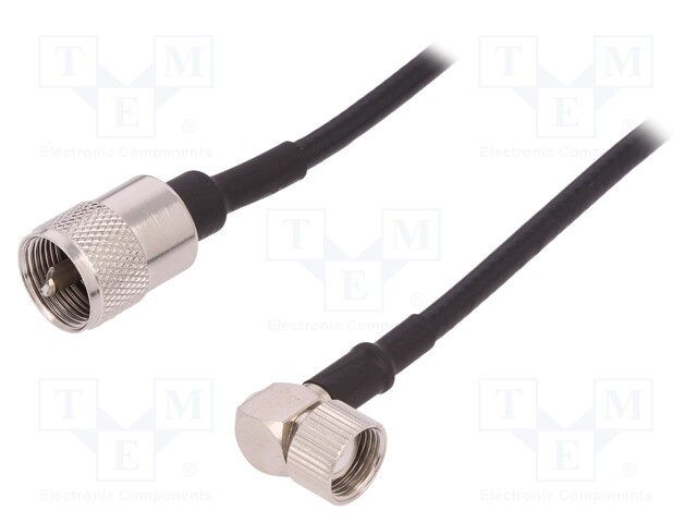 Cable with a plug; 6m; LC27,UHF