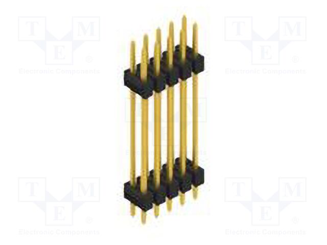 Connector: pin strips; pin header; male; PIN: 10; 2.54mm; THT; 2x5