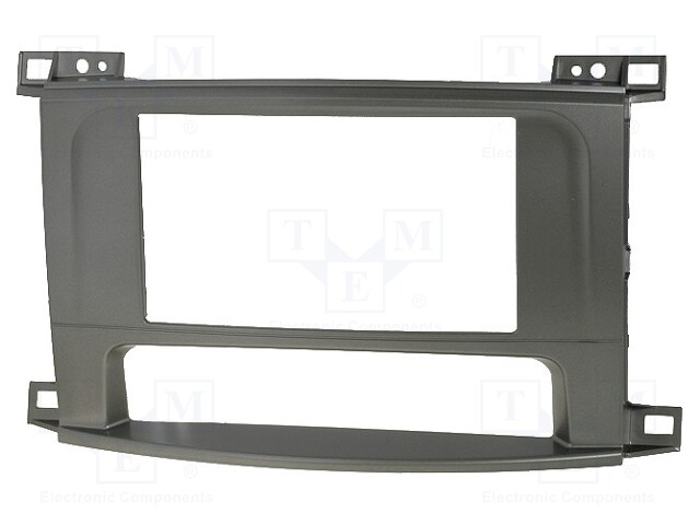 Radio mounting frame; Toyota; 2 DIN; silver