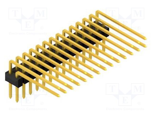 Connector: pin strips; pin header; male; PIN: 28; 2.54mm; THT; 2x14