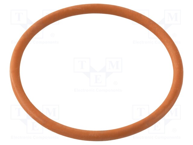 O-ring gasket; VMQ; D: 2.5mm; Øint: 45mm; NPT1 1/2"; red; -60÷250°C