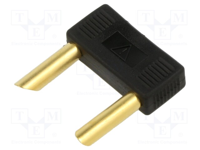 Stackable safety shunt; 4mm banana; banana 4mm socket x2; 24A
