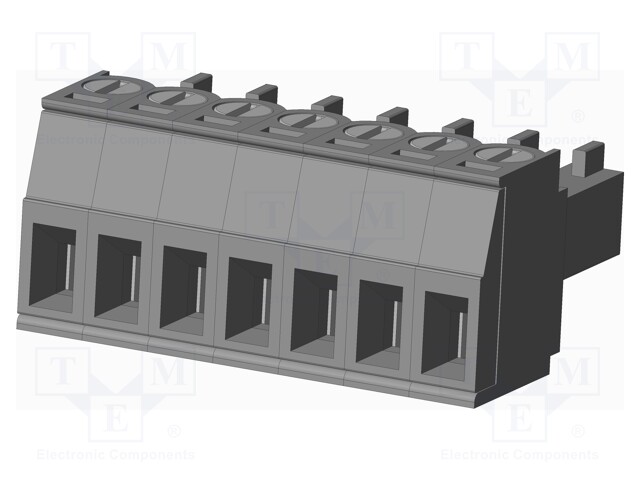 Connector: pluggable terminal block; plug; female; straight; grey