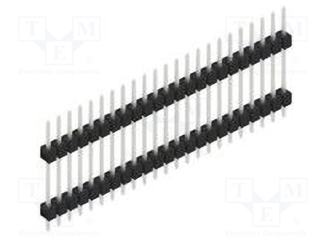 Connector: pin strips; pin header; male; PIN: 23; 2.54mm; THT; 1x23