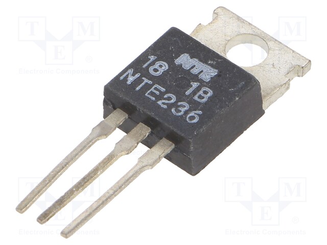 Transistor: NPN; bipolar; RF; 25V; 6A; 20W; TO220; Pout: 16W