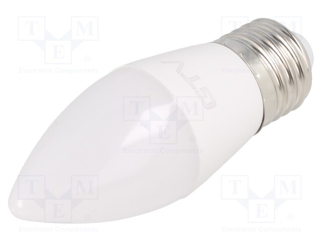 LED lamp; cool white; E27; 230VAC; 520lm; 6W; 160°; 6400K