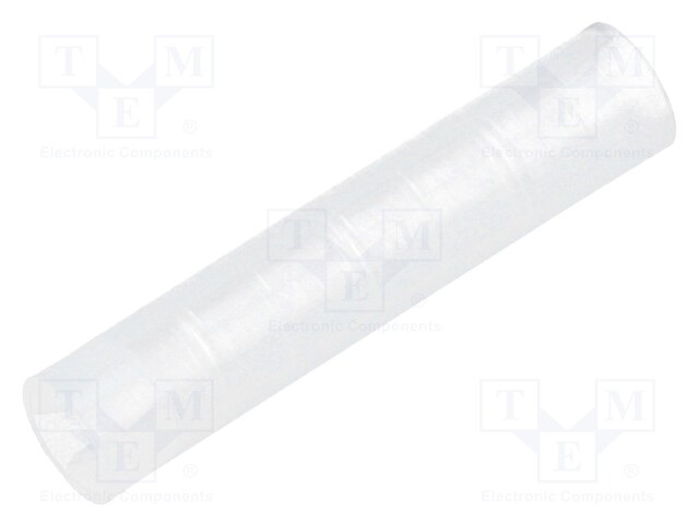 Spacer sleeve; LED; Øout: 4mm; ØLED: 3mm; L: 19.5mm; natural; UL94V-2