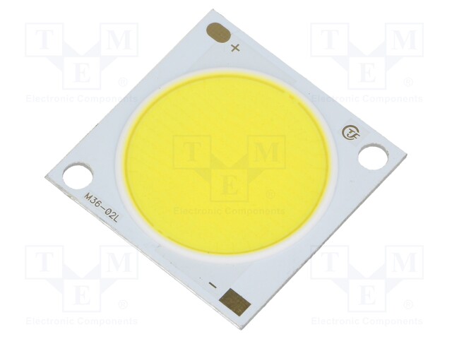 Power LED; COB; white cold; 5000(typ)K; 8511(typ)lm; 28x28x1.5mm