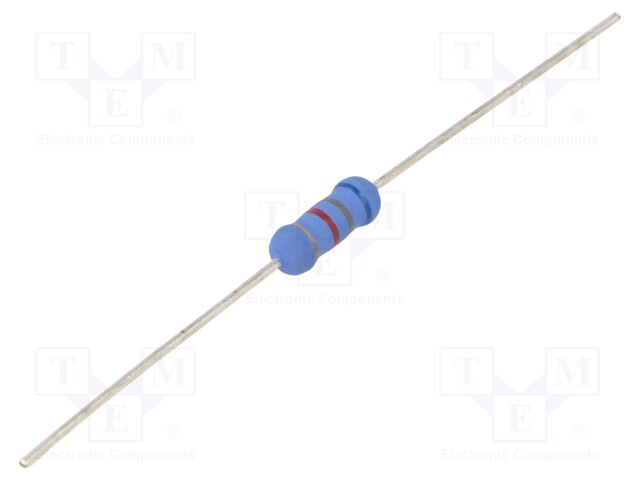 Resistor: metal oxide; 6.8kΩ; 1W; ±5%; Ø3.5x10mm; -55÷155°C