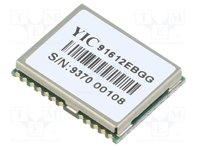 Module: GPS GLONASS/QZSS; ±2m; GPS; -167dBm; 2.7÷3.6VDC; 9.6kbps