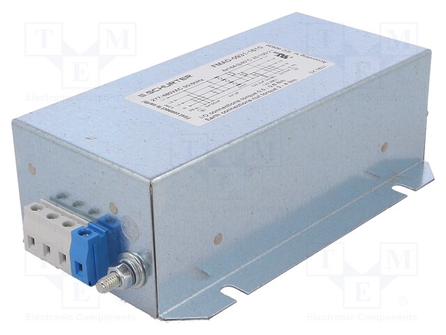 Filter: anti-interference; three-phase; 480VAC; screw; 16A