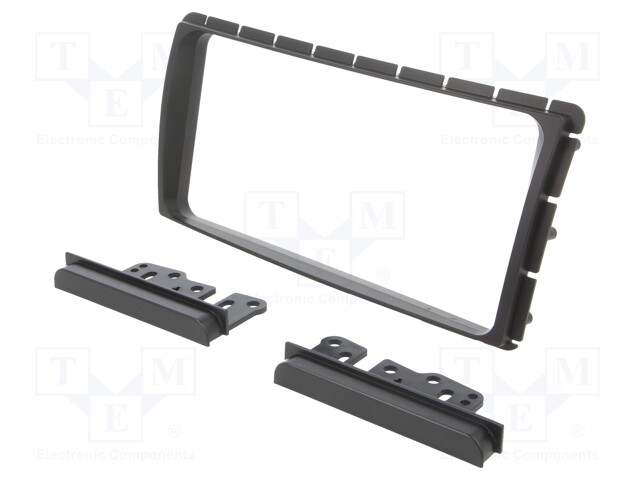 Radio mounting frame; Toyota; 2 DIN; black