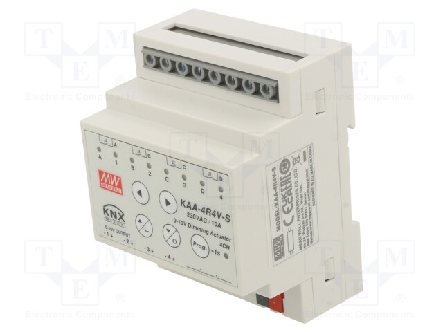 LED controller; KAA; IP20; 21÷31VDC; 0÷10V,SPST-NO; DIN; -30÷45°C