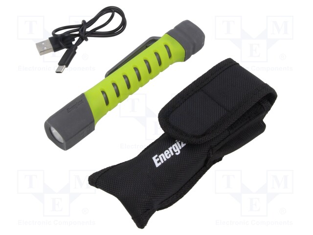 Torch: LED; dustproof enclosure,waterproof; 4h; 350lm; IP67; 40m