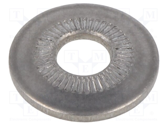 Washer; internally serrated; M6; D=18mm; h=2.5mm; BN 21207