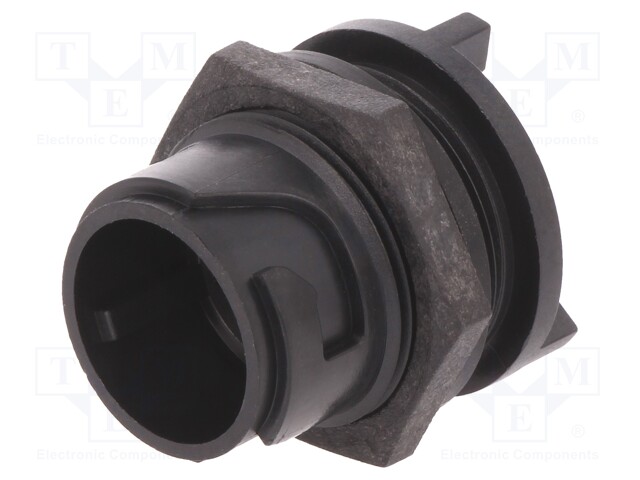 Connector: circular; socket; male; PIN: 10; w/o contacts; UL94V-0