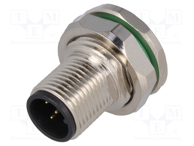 Socket; M12; PIN: 5; male; A code-DeviceNet / CANopen; THT; IP67