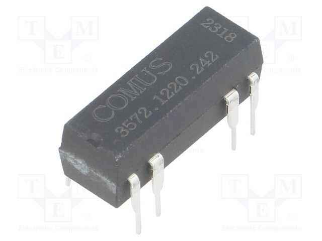 Relay: reed; DPST-NO; Ucoil: 24VDC; 500mA; max.150VDC; 10W; THT