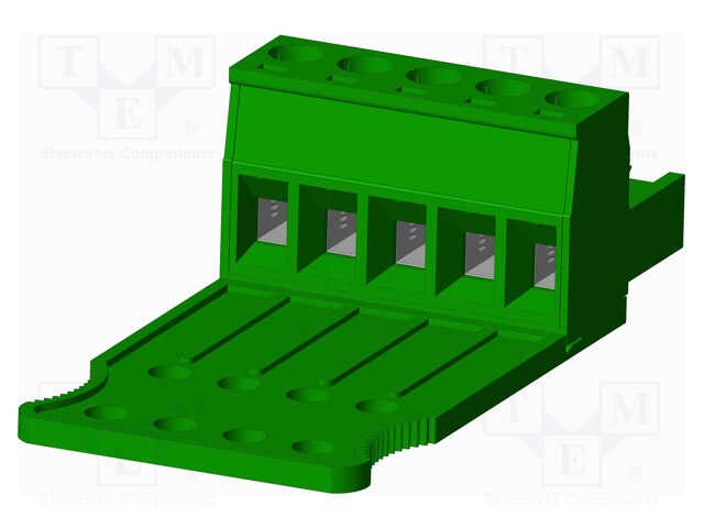 Connector: pluggable terminal block; plug; female; straight; 5mm