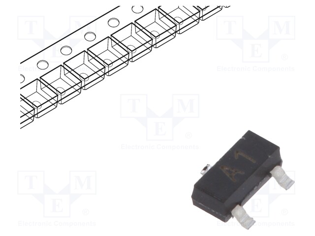 Diode: rectifying; SMD; 85V; 215mA; 4ns; Package: reel,tape; SOT23