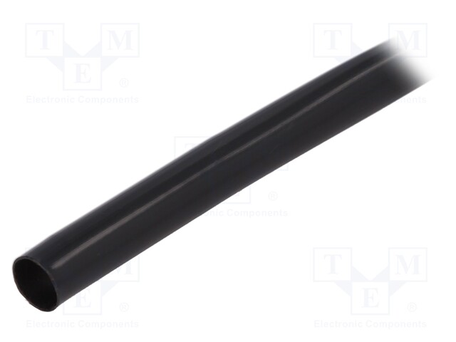 Insulating tube; Mat: PVC; black; -20÷125°C; Øint: 10mm; L: 10m