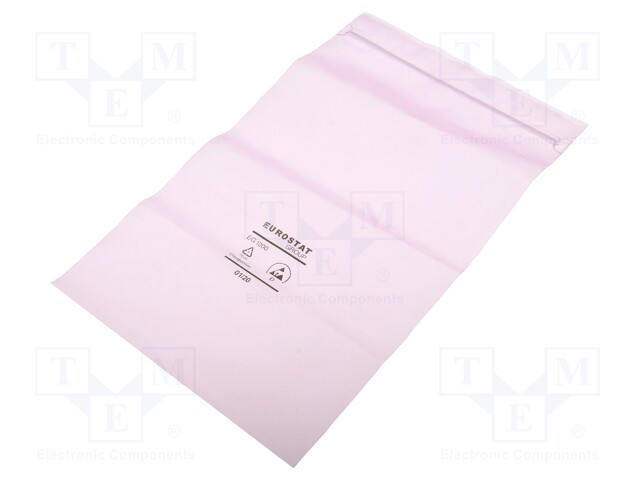 Protection bag; ESD; L: 100mm; W: 76mm; Thk: 75um; Closing: self-seal