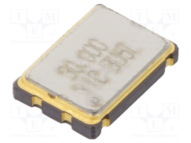 Generator: quartz; 30MHz; SMD; 3.3V; ±100ppm; -10÷70°C; 7x5x1.4mm