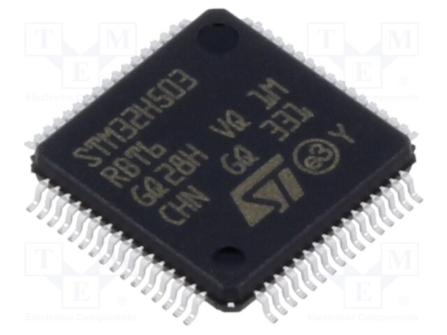 IC: ARM microcontroller; Flash: 128kB; 250MHz; SRAM: 32kB; LQFP64