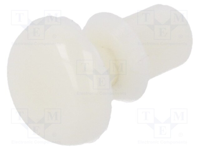 Rivet; polyamide; L.rivet: 3.2mm; Panel cutout diam: 2.7mm; UL94HB