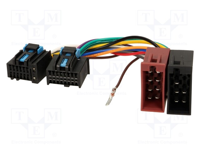 Connector; radio,ISO; Chevrolet; PIN: 30