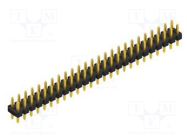 Connector: pin strips; pin header; male; PIN: 50; 2.54mm; THT; 2x25