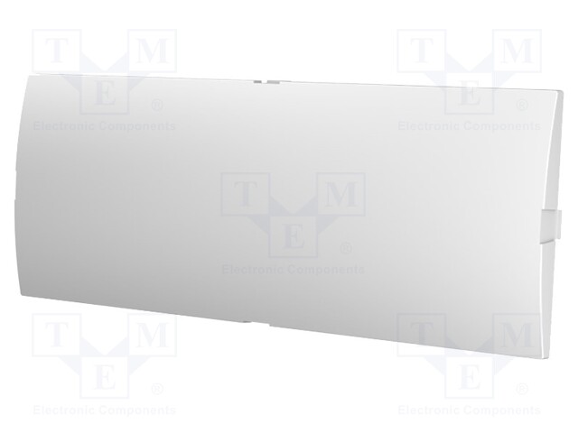 Front panel; prominent