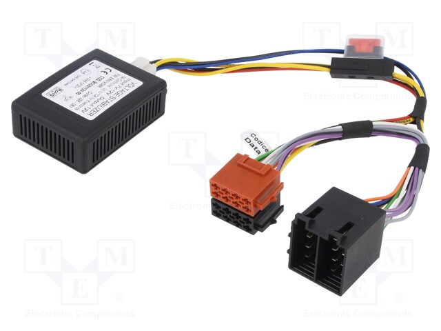 Voltage regulator; Sup.volt: 7÷12VDC; ISO plug 8pin x2; 12V