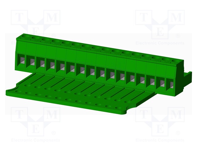 Connector: pluggable terminal block; plug; female; straight; 5mm