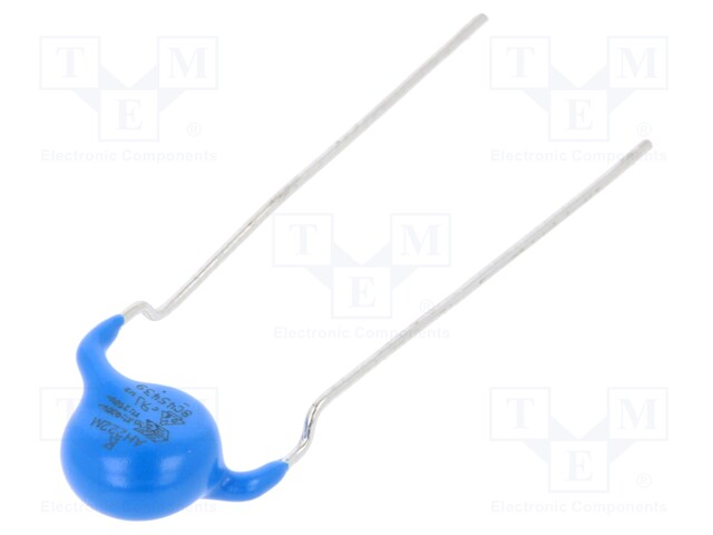 Capacitor: ceramic; X1/Y1; 2.2nF; Y5V; ±20%; THT; 10mm; Series: C900