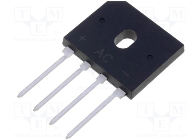 Single-phase bridge rectifier; Urmax: 400V; If: 4A; Ifsm: 135A; GBU