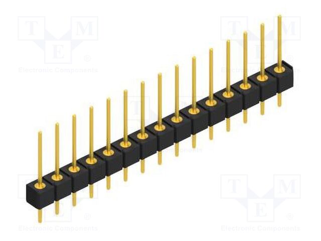 Connector: pin strips; pin header; male; PIN: 15; 2.54mm; THT; 1x15