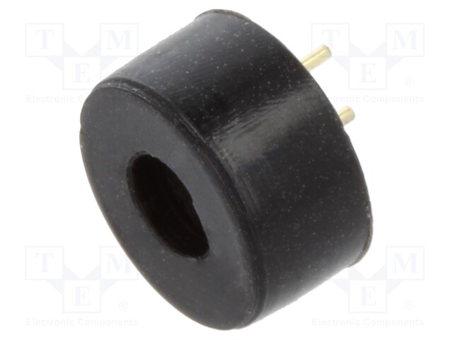 Sound transducer: microphone; 0.5mA; Body dim: Ø6x2.7mm; 2÷10V