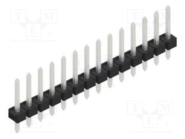 Connector: pin strips; pin header; male; PIN: 14; 2.54mm; THT; 1x14