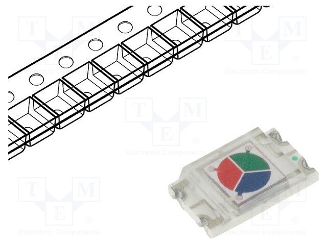 Photodiode; Mounting: SMD; Dim: 5.12x3x1.1mm; 65°; λd green: 560nm