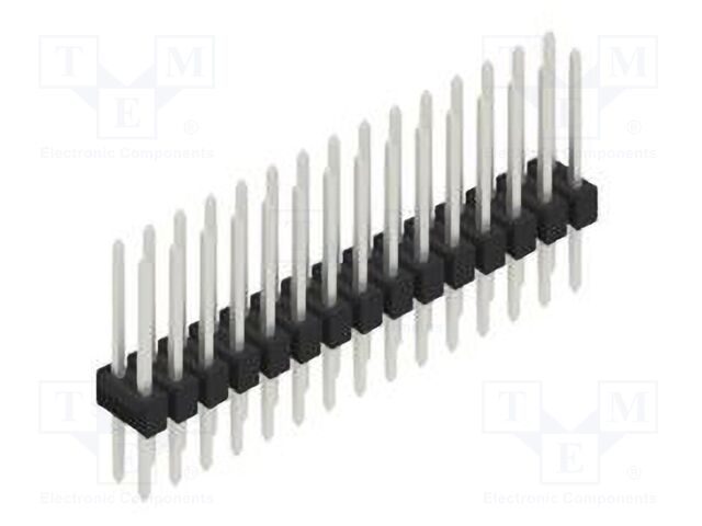 Connector: pin strips; pin header; male; PIN: 30; 2.54mm; THT; 2x15